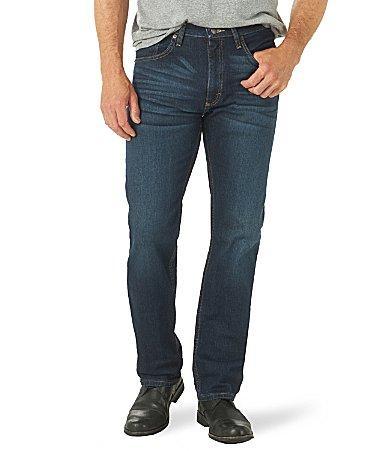 Men's Wrangler Regular-Fit Advanced Comfort Jeans, Size: 36X34, Black Product Image