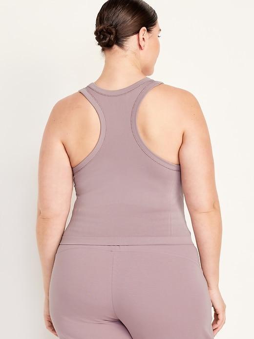 Fitted Seamless Crop Tank Top Product Image