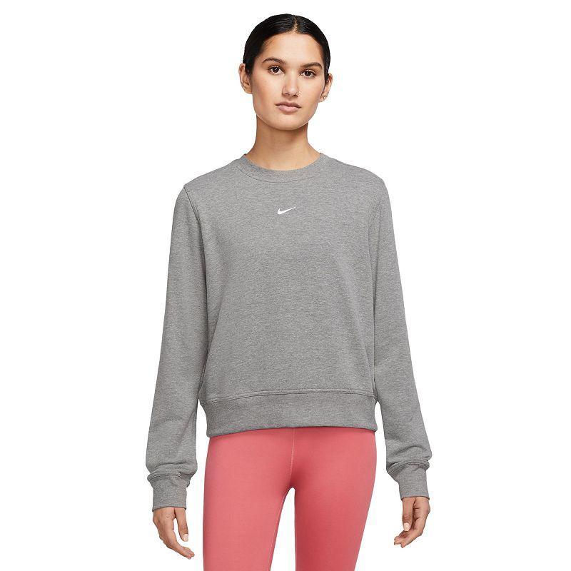 Nike Women's Dri-FIT One Crew-Neck French Terry Sweatshirt Product Image