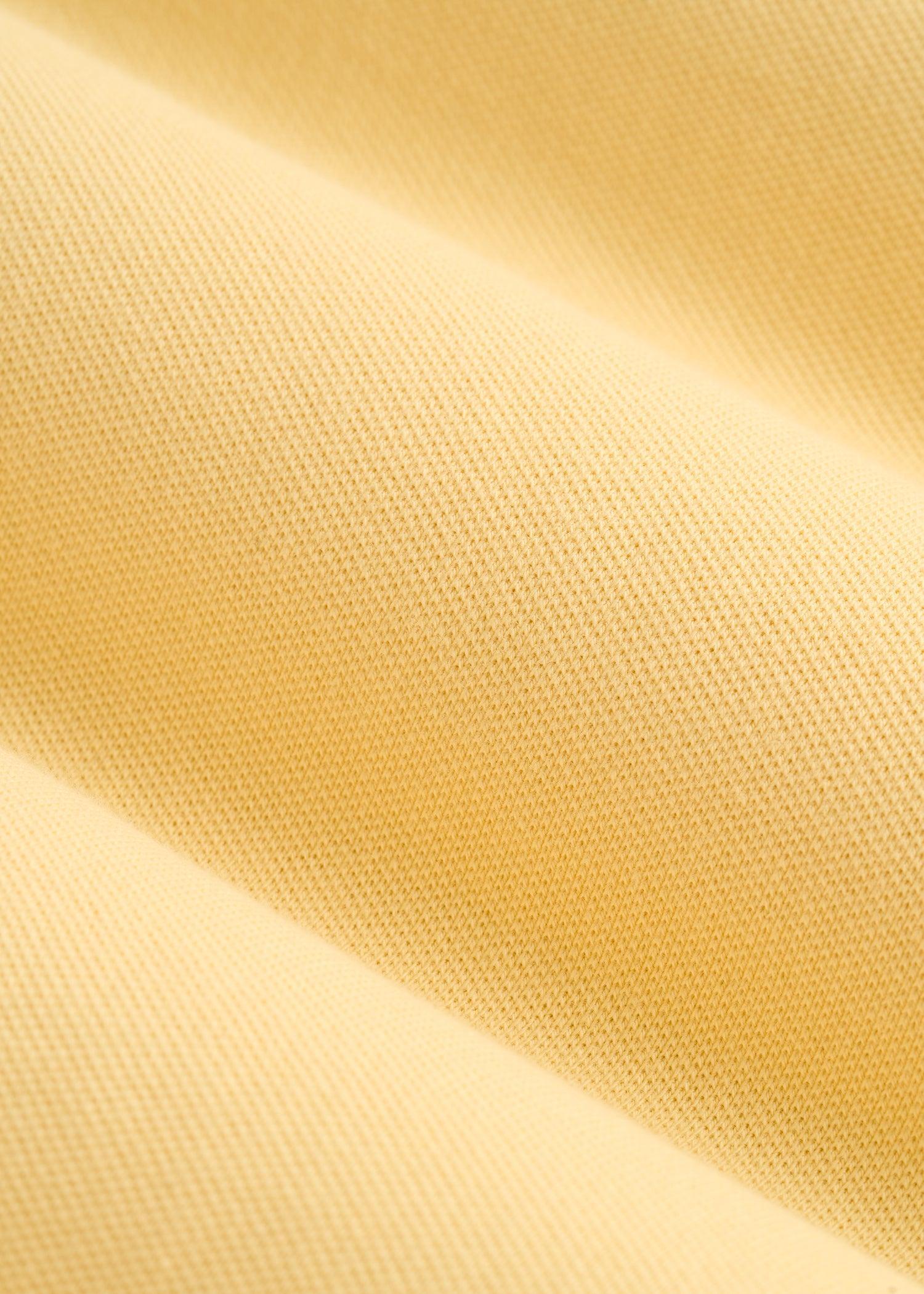 Classic Polo with Embroidered Logo for Tall Men in Lemon Drop Male Product Image