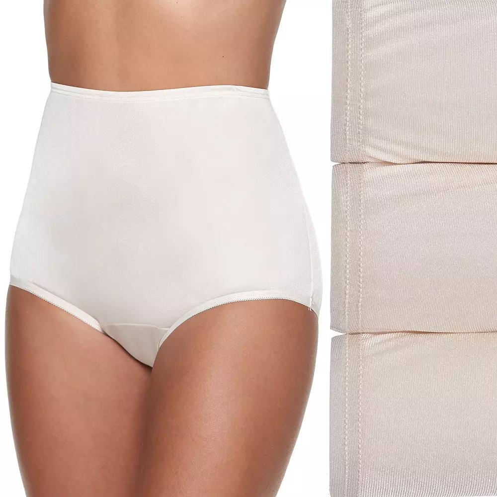 Women's Vanity Fair Lingerie® Perfectly Yours Ravissant 3-Pack Brief Panty Set 15711, Size: 6, White Asst Product Image