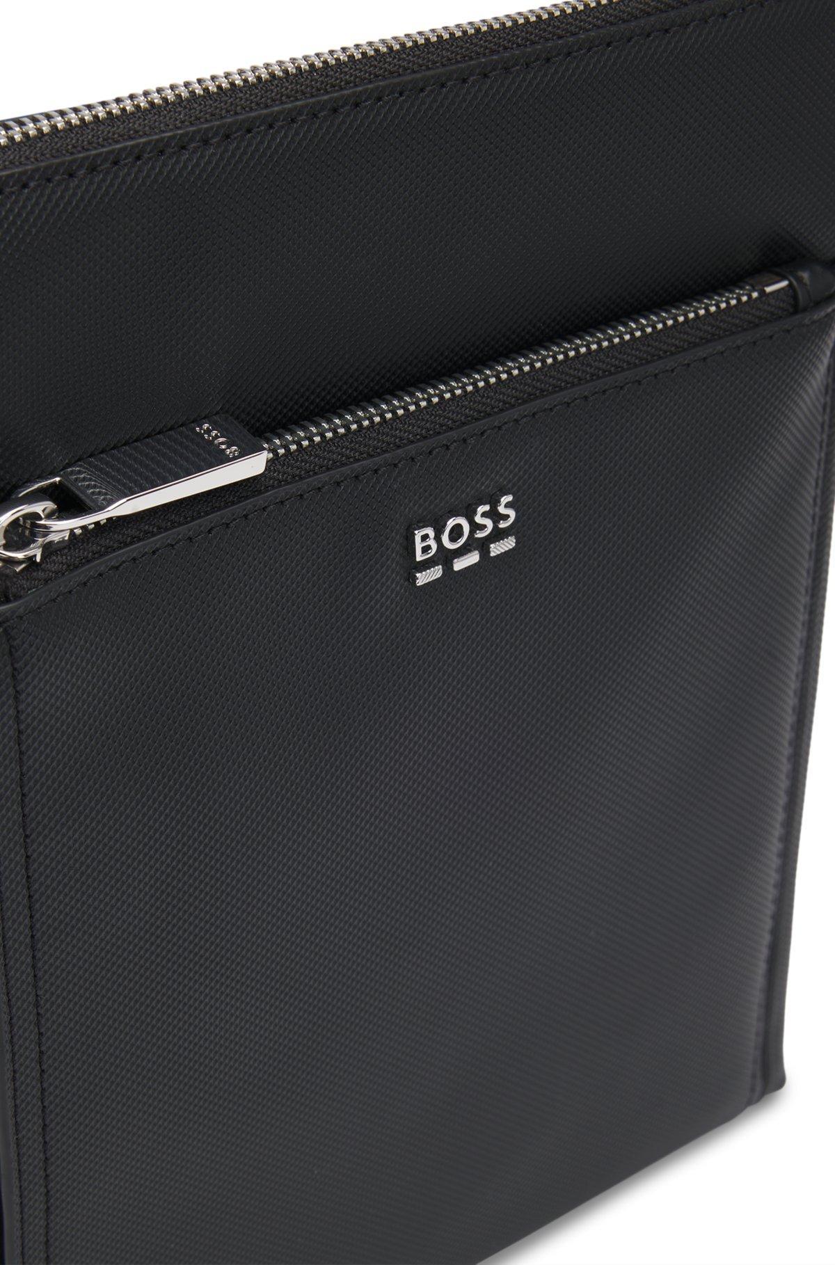 Textured envelope bag with logo hardware Product Image