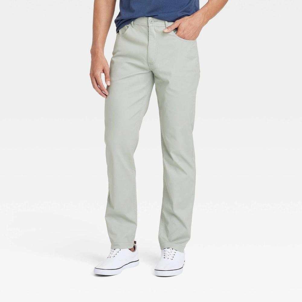 Mens Comfort Wear Slim Fit 5-Pocket Pants - Goodfellow & Co 30x30 Product Image