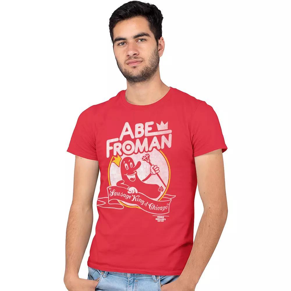 Men's Ferris Bueller Abe Froman Tee, Size: Large, Red Product Image