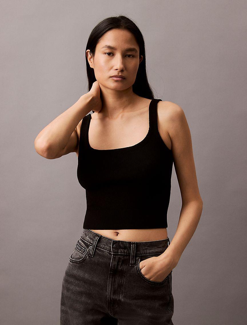 2-In-1 Cropped Cardigan and Tank Top Set Product Image