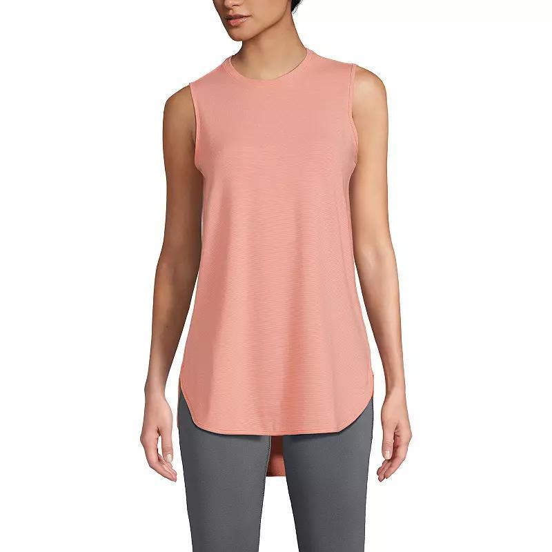 Petite Lands End Power Performance Tunic Tank Top, Womens Product Image