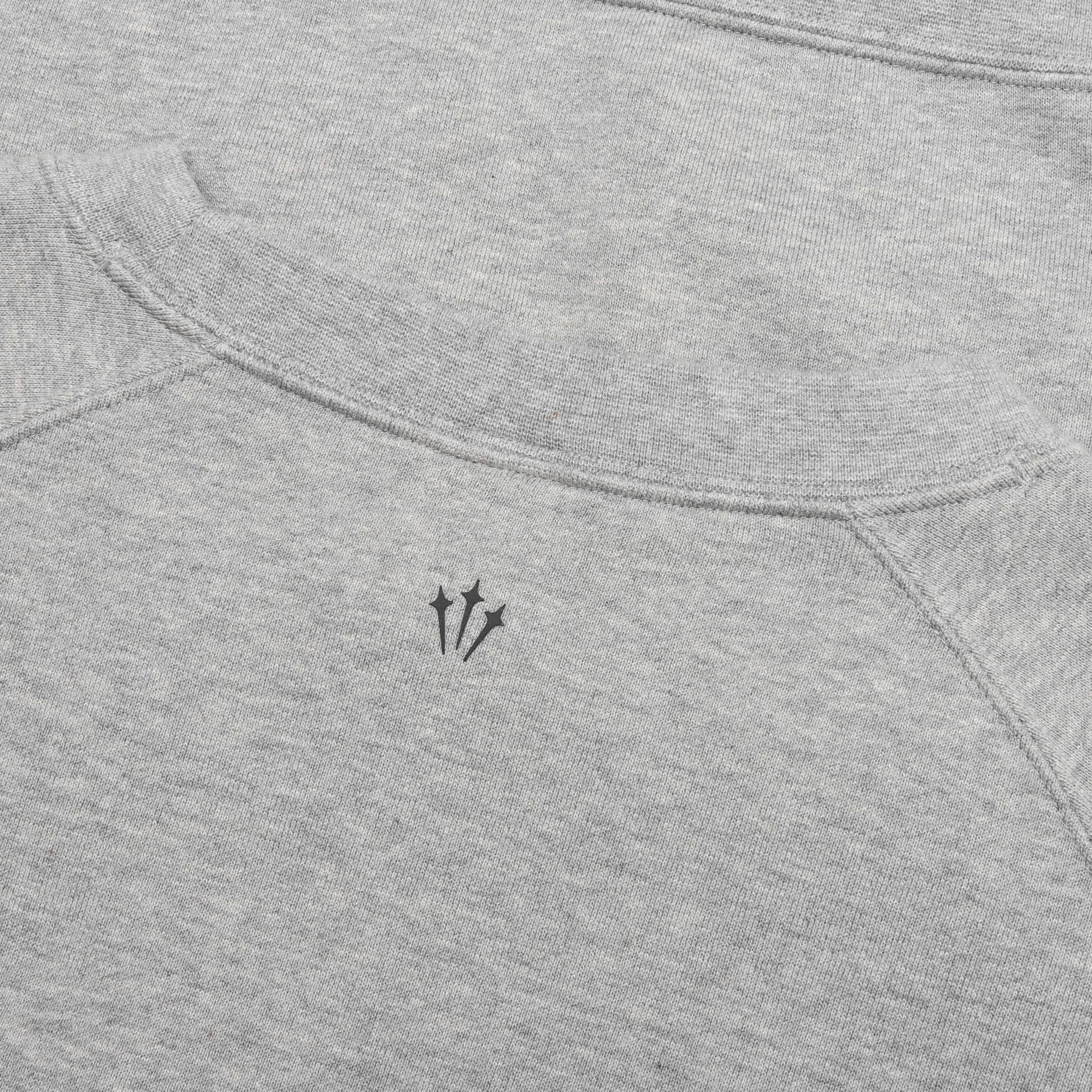 Nike x Nocta NRG CS Fleece Crew - Dark Grey Heather/Black Male Product Image