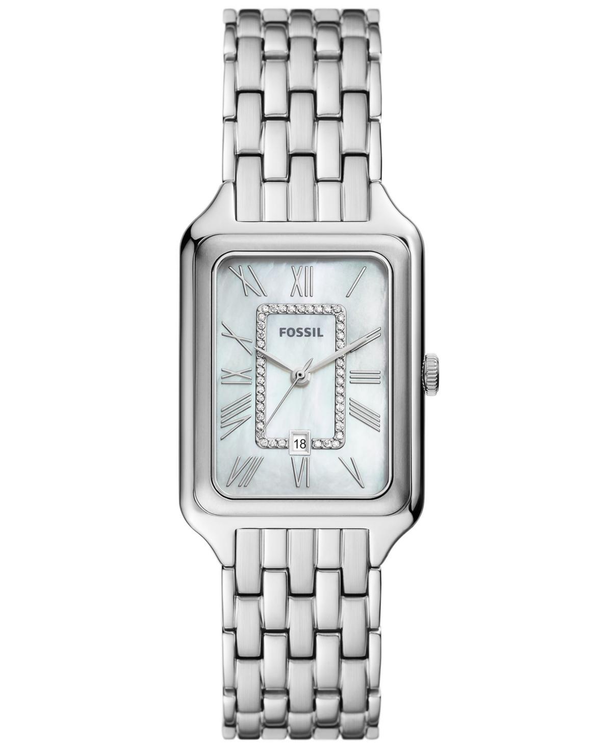 Fossil Womens Raquel Three-Hand Date Two Tone Stainless Steel Bracelet Watch Product Image