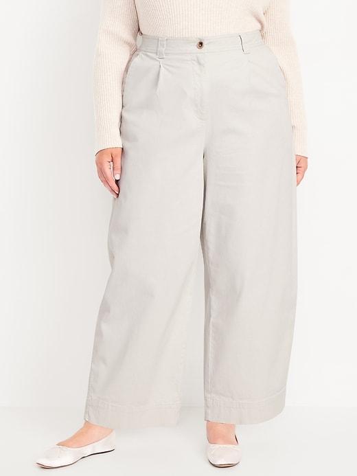 Extra High-Waisted Barrel Wide-Leg Pants Product Image