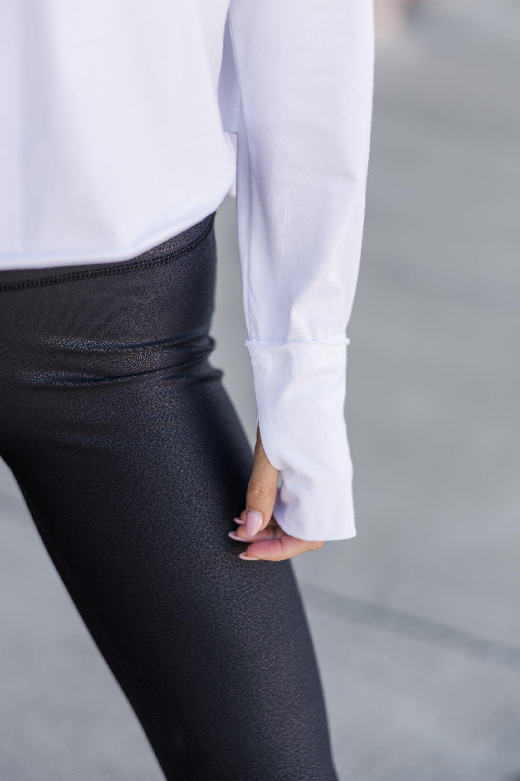 Make It Your Day White Raglan Top Female Product Image