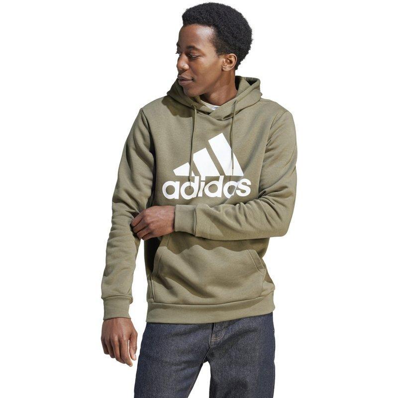 Mens adidas Essential Big Logo Fleece Hoodie Product Image