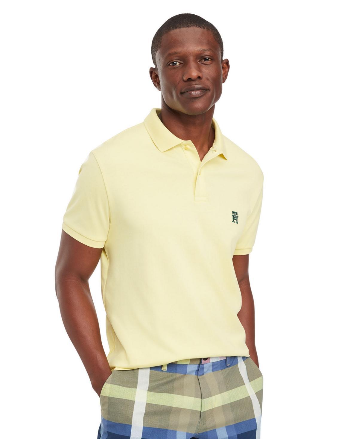 Tommy Hilfiger Mens Short Sleeve Interlock Monogram Polo Shirt Product Image