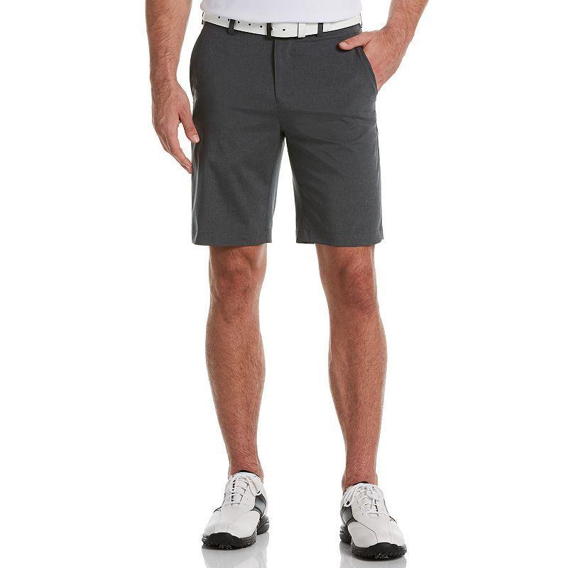 Men's Grand Slam 9" On Course Active Waistband Heathered Stretch Performance Golf Shorts, Size: 34, Navy Grey Product Image