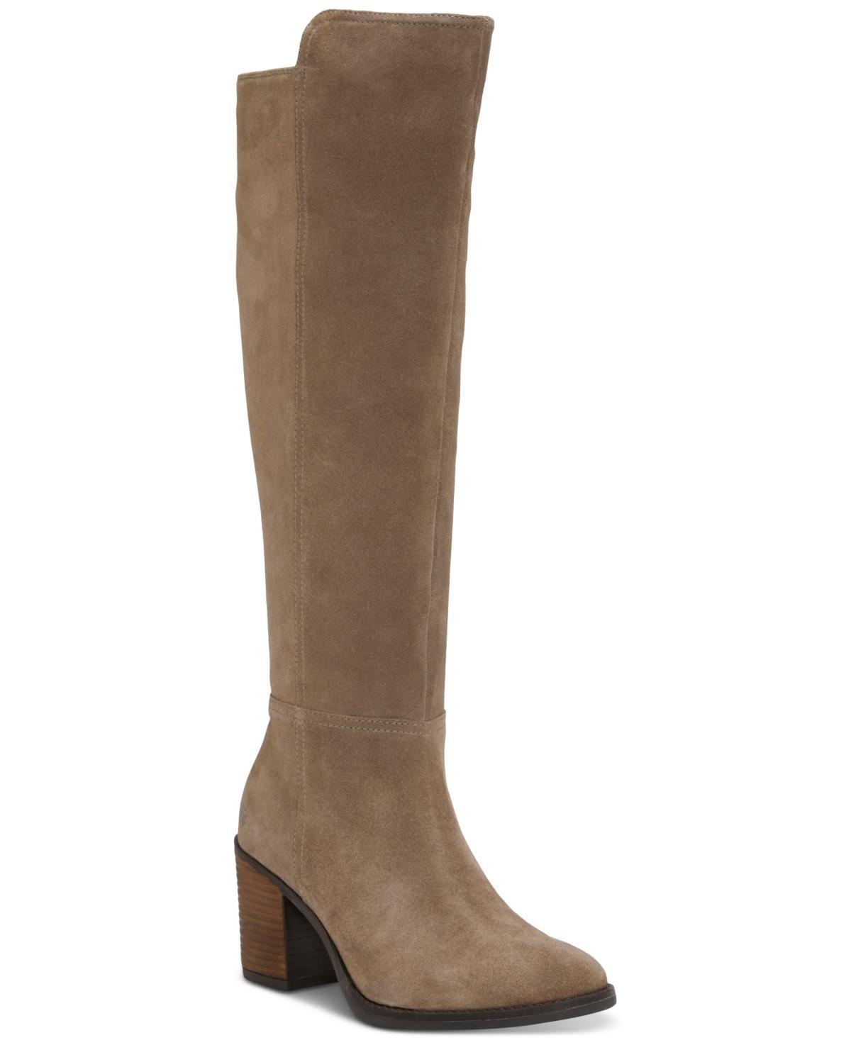 Lucky Brand Womens Bonnay Knee-High Block-Heel Boots Product Image