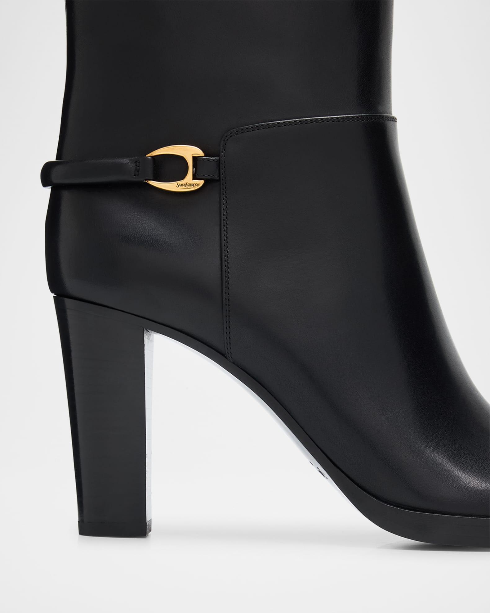 Sulpice Smooth Leather Booties Product Image