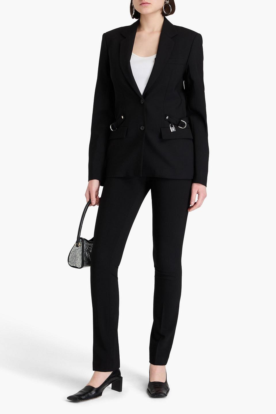 JW ANDERSON Padlock Strap Wool Blazer In Black Product Image