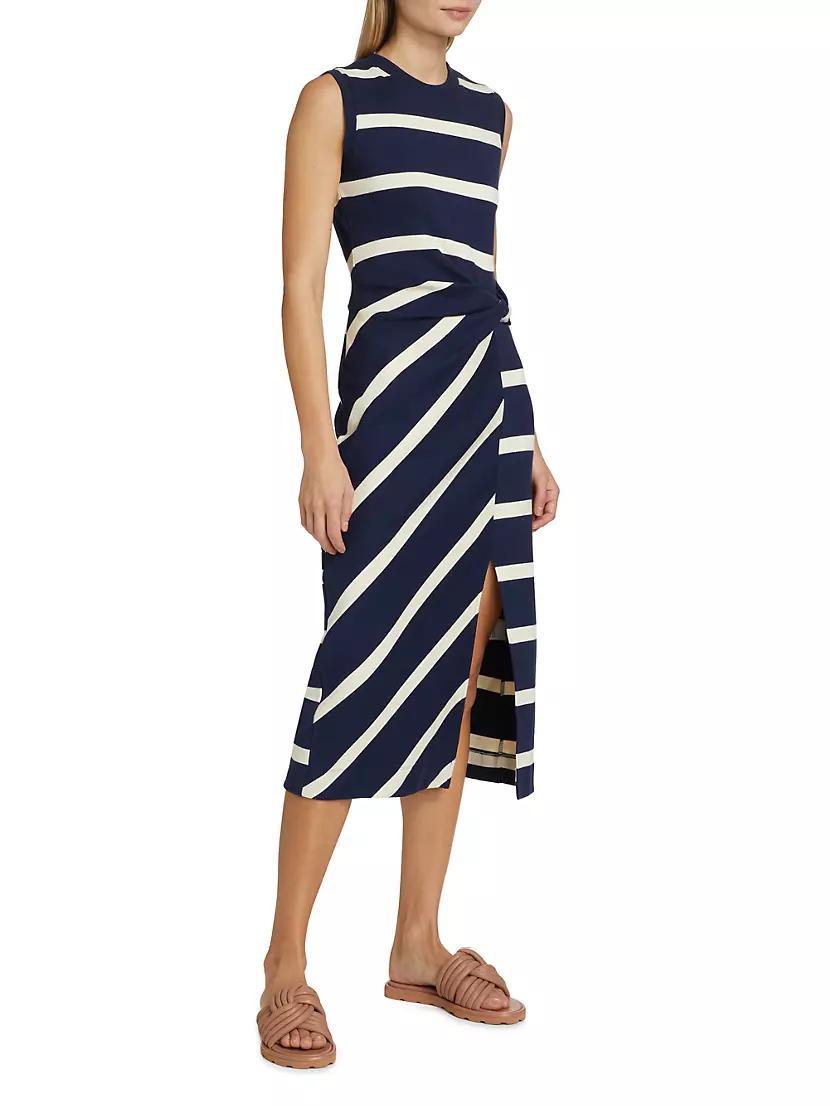 Cody Striped Sleeveless Dress Product Image