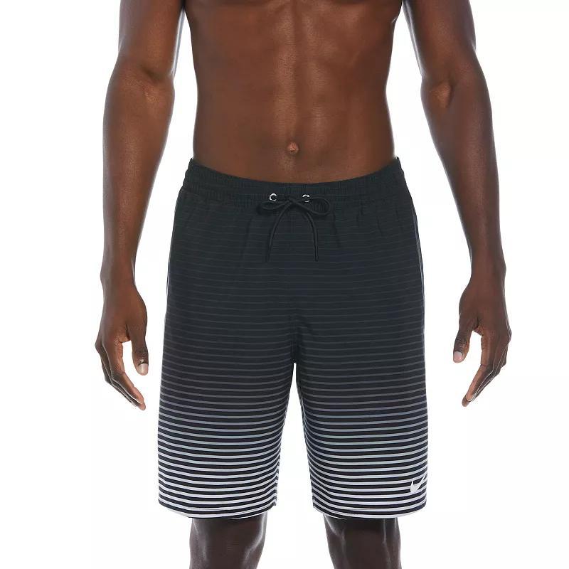 Mens Nike 9-in. Stripe Breaker Swim Trunks Product Image