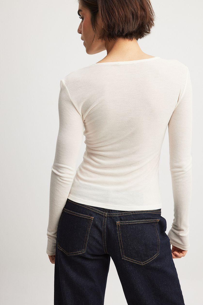 Front Twist Rib Top Product Image