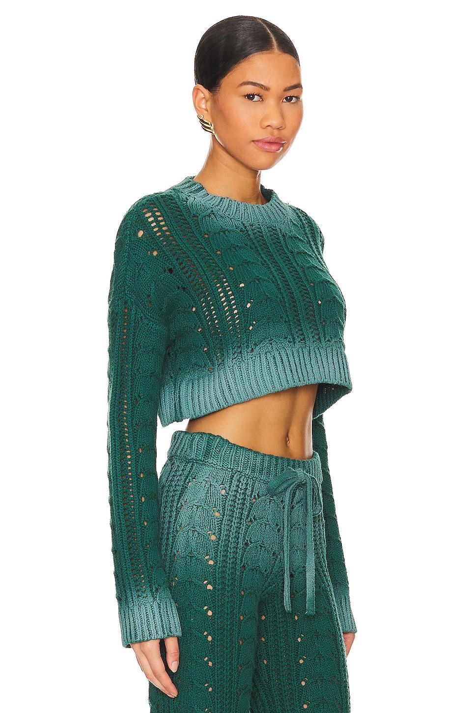 Lovers and Friends Jelissa Ombre Sweater in Green Ombre Product Image