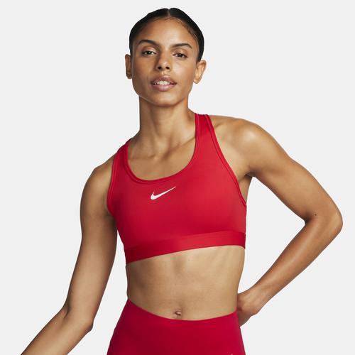 Women's Nike Swoosh Medium Support Padded Sports Bra, Size: Large, Pink Product Image