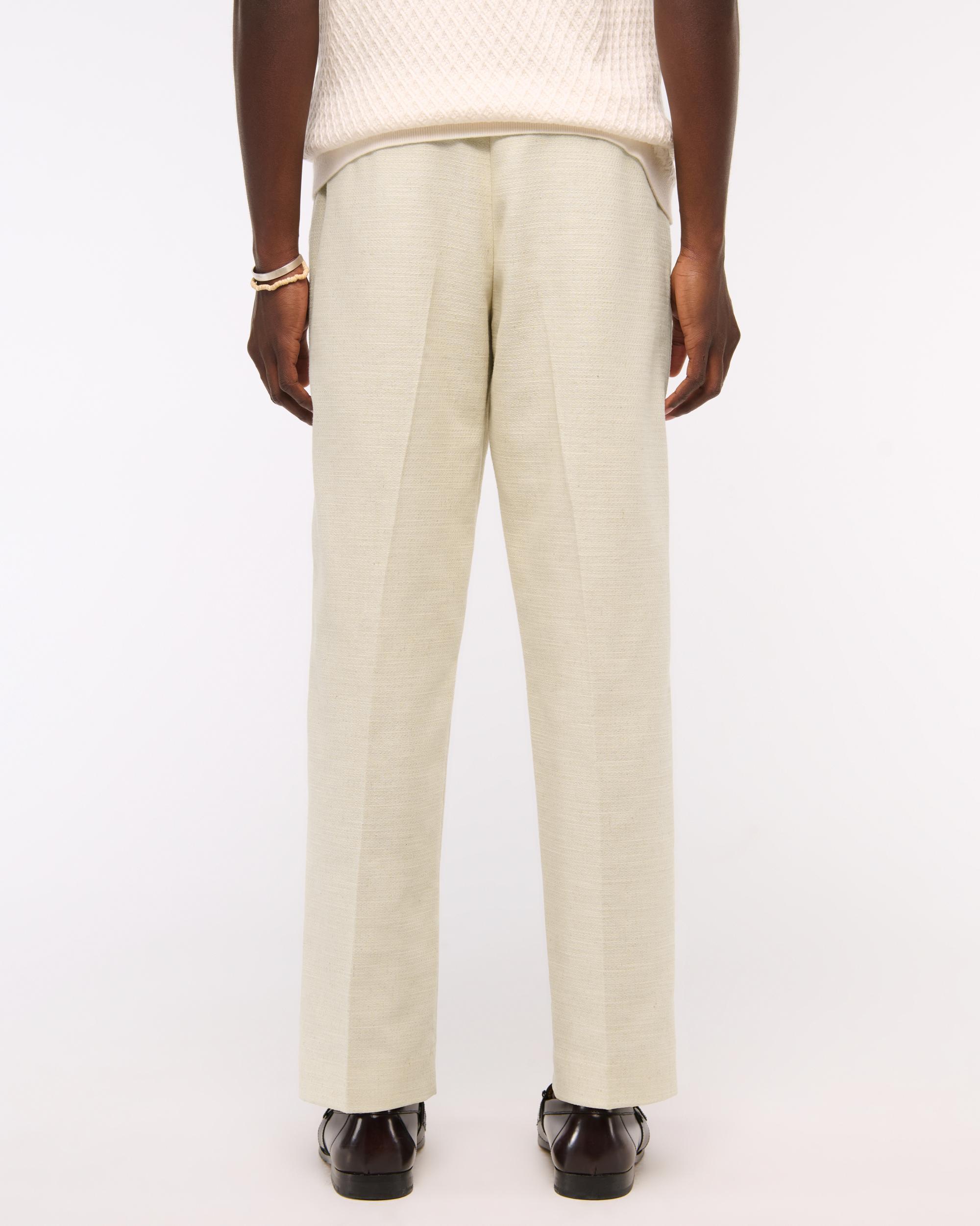 The A&F Collins Cotton-Texture Suit Pant Product Image