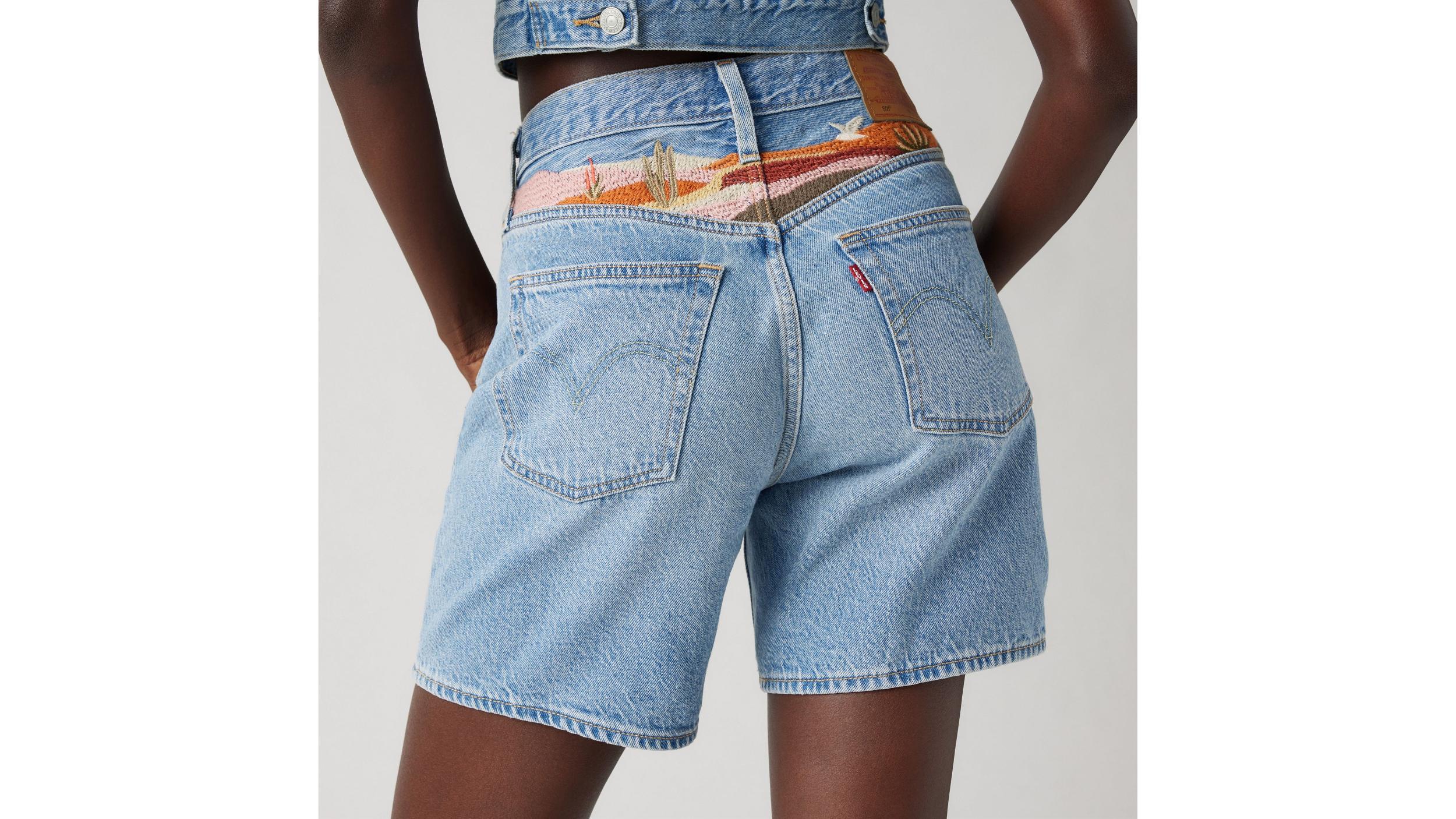 501® Original Fit High Rise Mid-Thigh Lightweight Women's Shorts Product Image