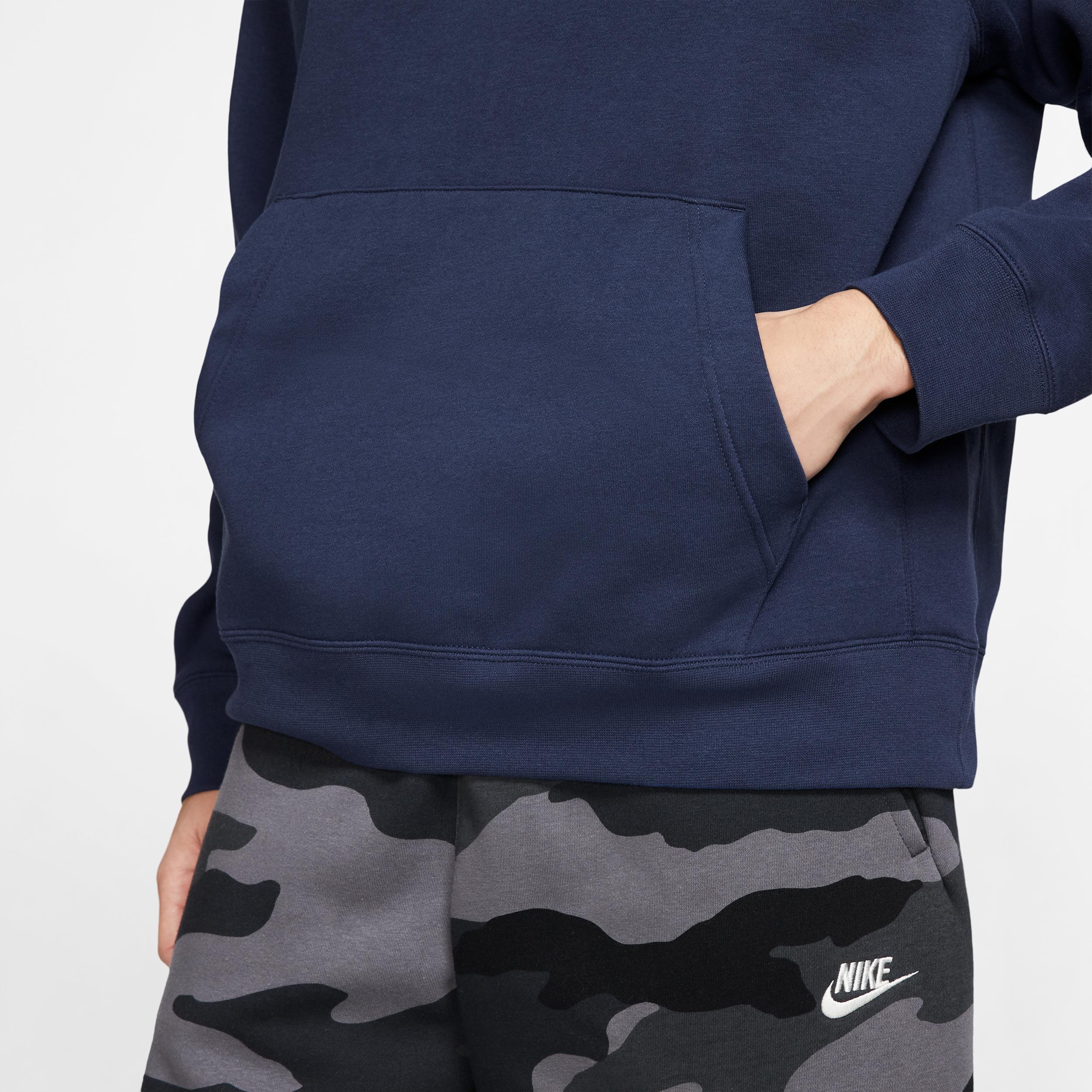 Mens Nike Sportswear Club Fleece Pullover Hoodie | BV2654-410 Product Image