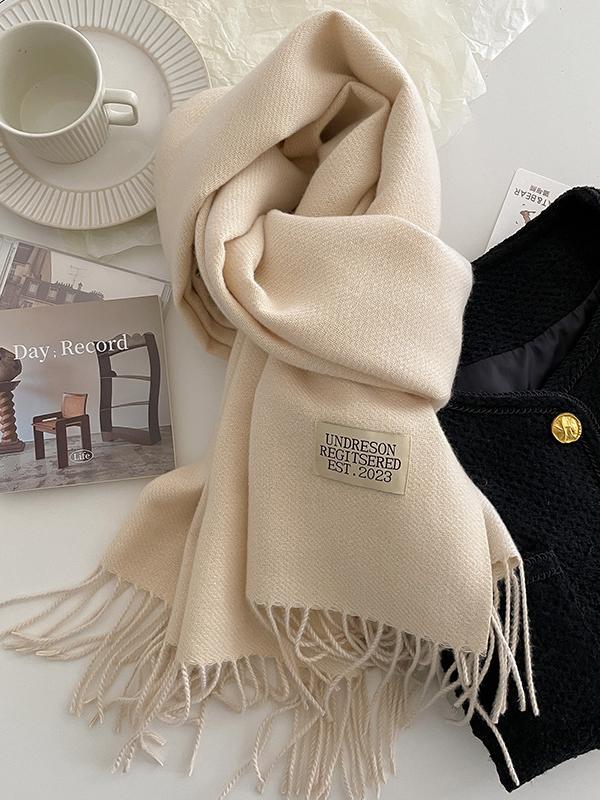 Keep Warm Tasseled Shawl&Scarf Product Image