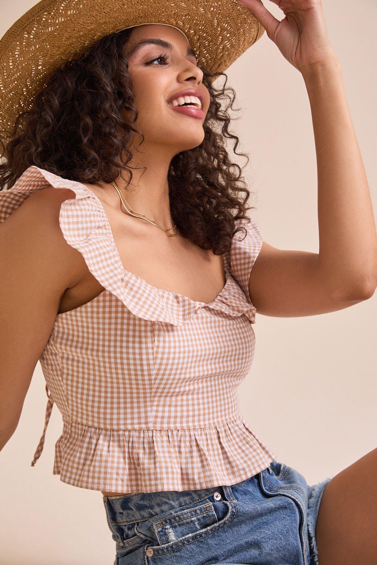 Sophia Ruffle Tank Product Image