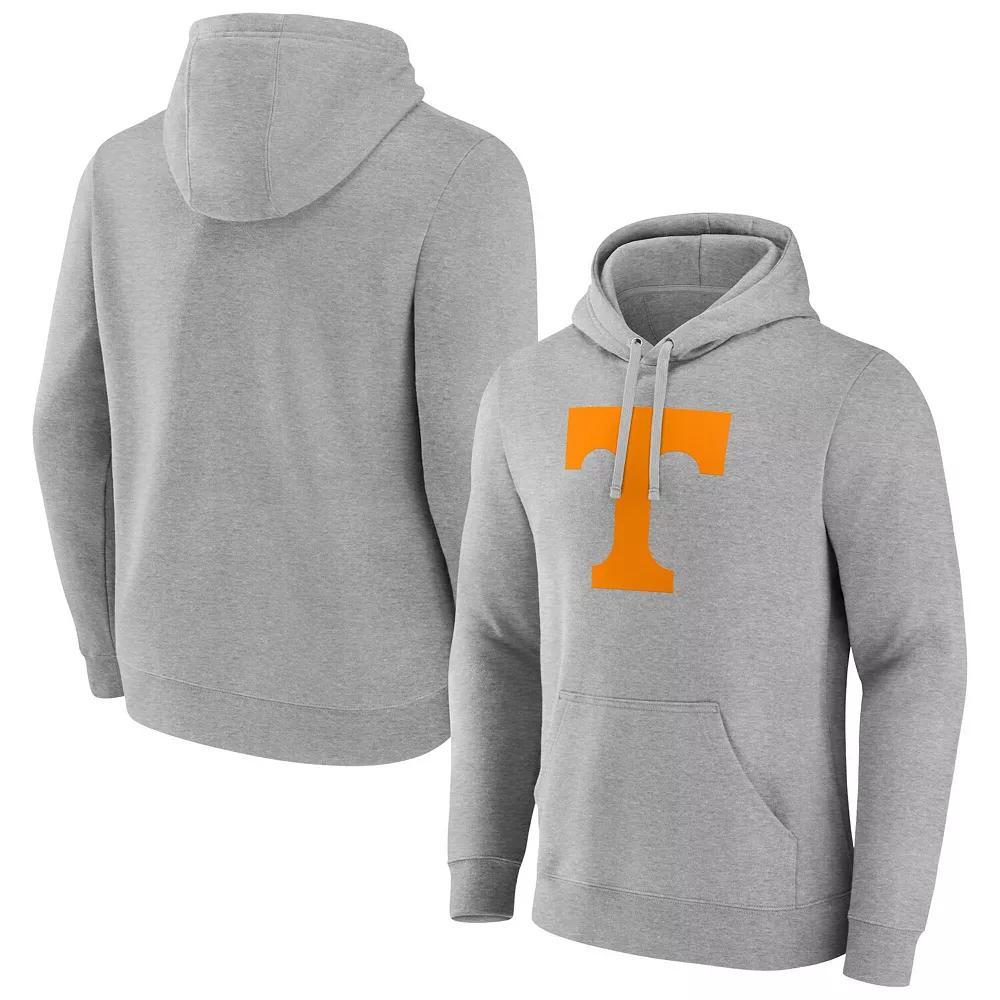 Men's Fanatics  Gray Tennessee Volunteers Primary Logo Pullover Hoodie, Size: 3XL, Grey Product Image