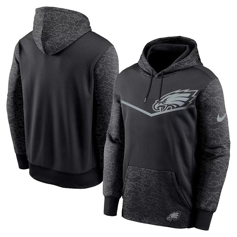 Mens Nike Philadelphia Eagles RFLCTV Chevron Pullover Hoodie Product Image