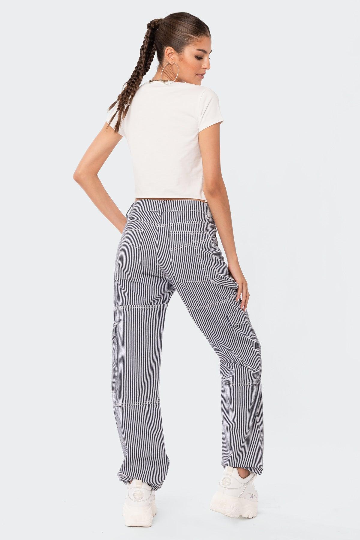 Stripe Out Cargo Pants Product Image