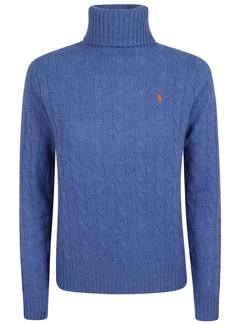 POLO RALPH LAUREN Long Sleeves Pullover In Azul Product Image