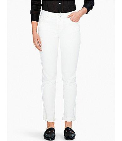 NIC+ZOE Mid-Rise Girlfriend Jeans (Paper ) Women's Jeans Product Image