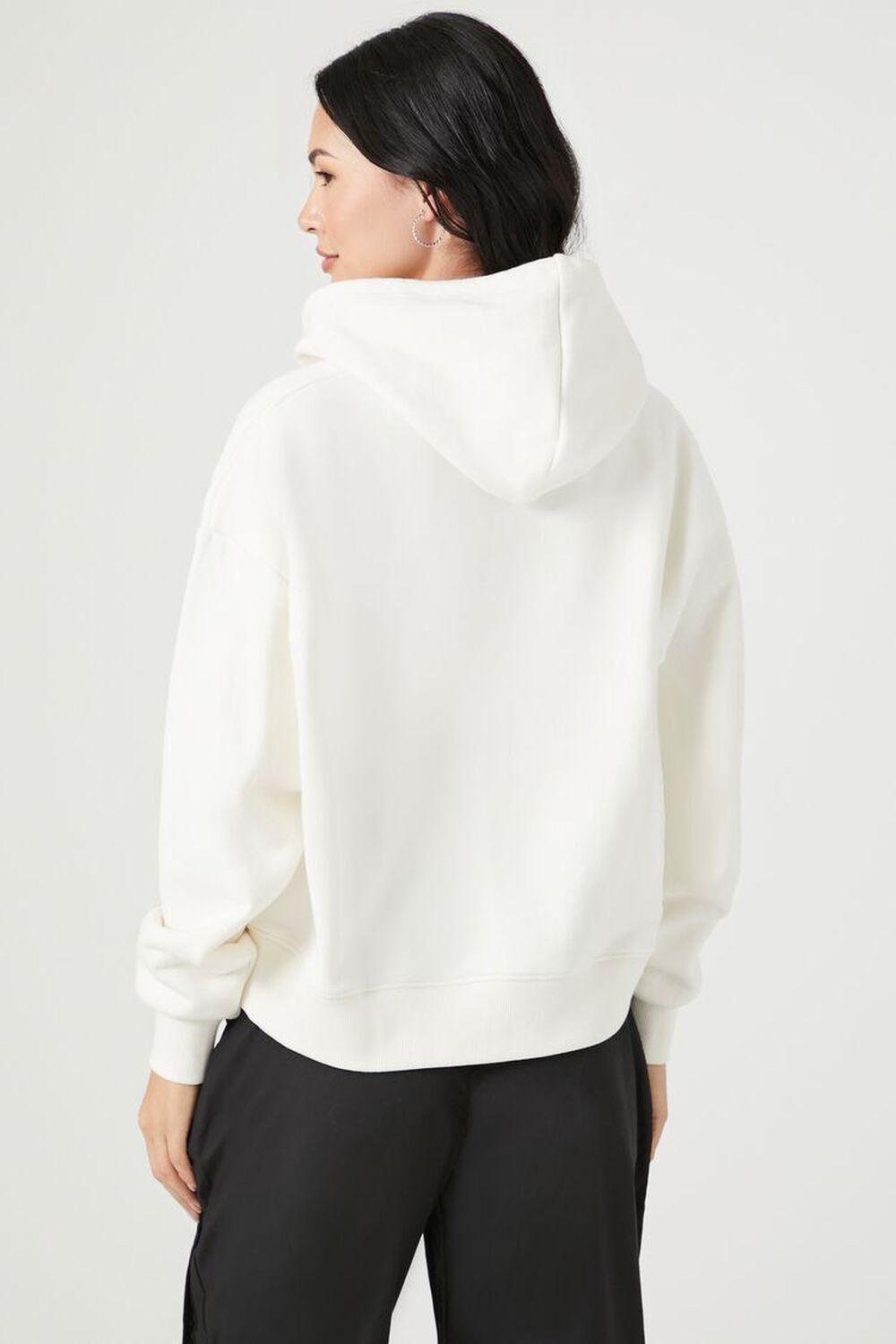 French Terry Drawstring Hoodie | Forever 21 Product Image