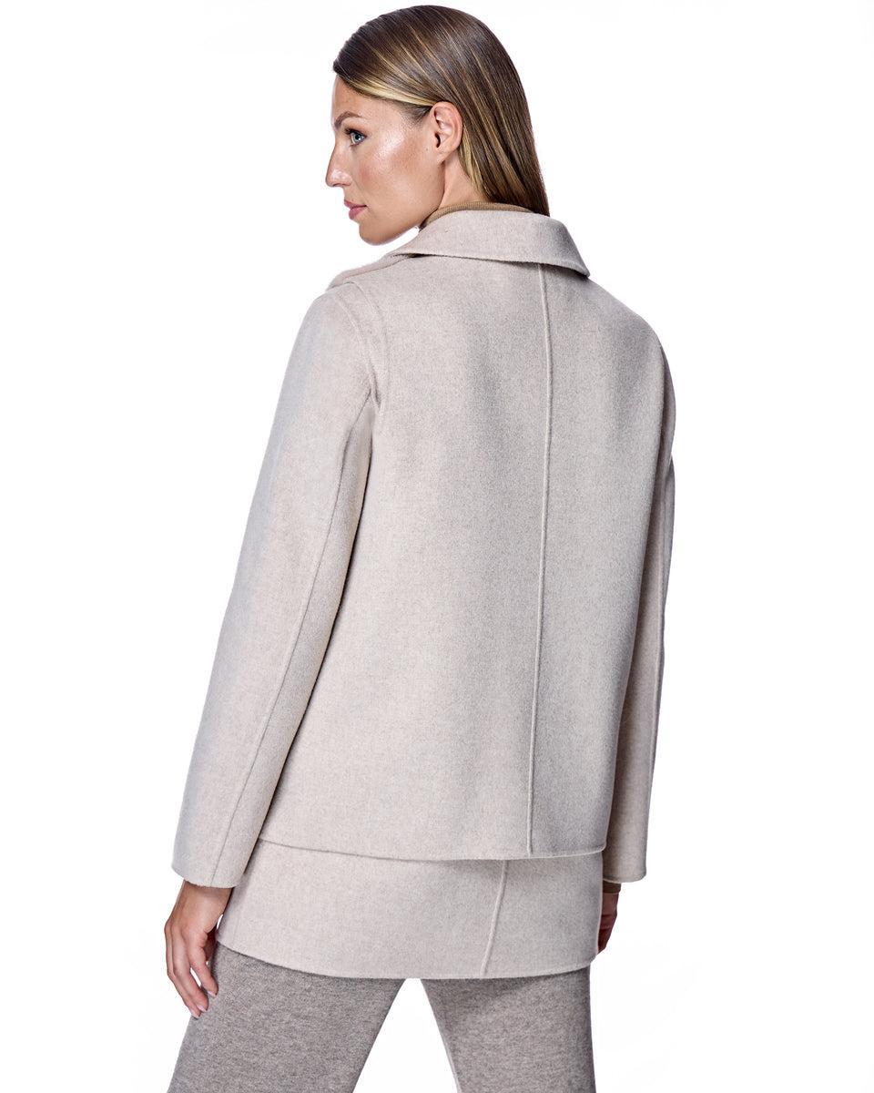 Maximilian Wool Jacket with Mink Vest Product Image