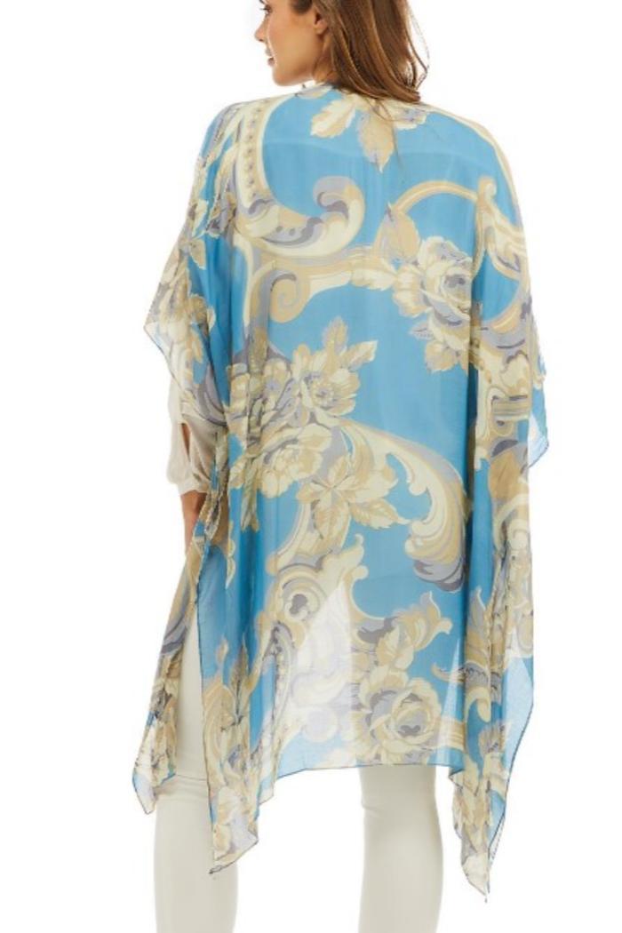 Viscose/Modal Long Kimono Product Image