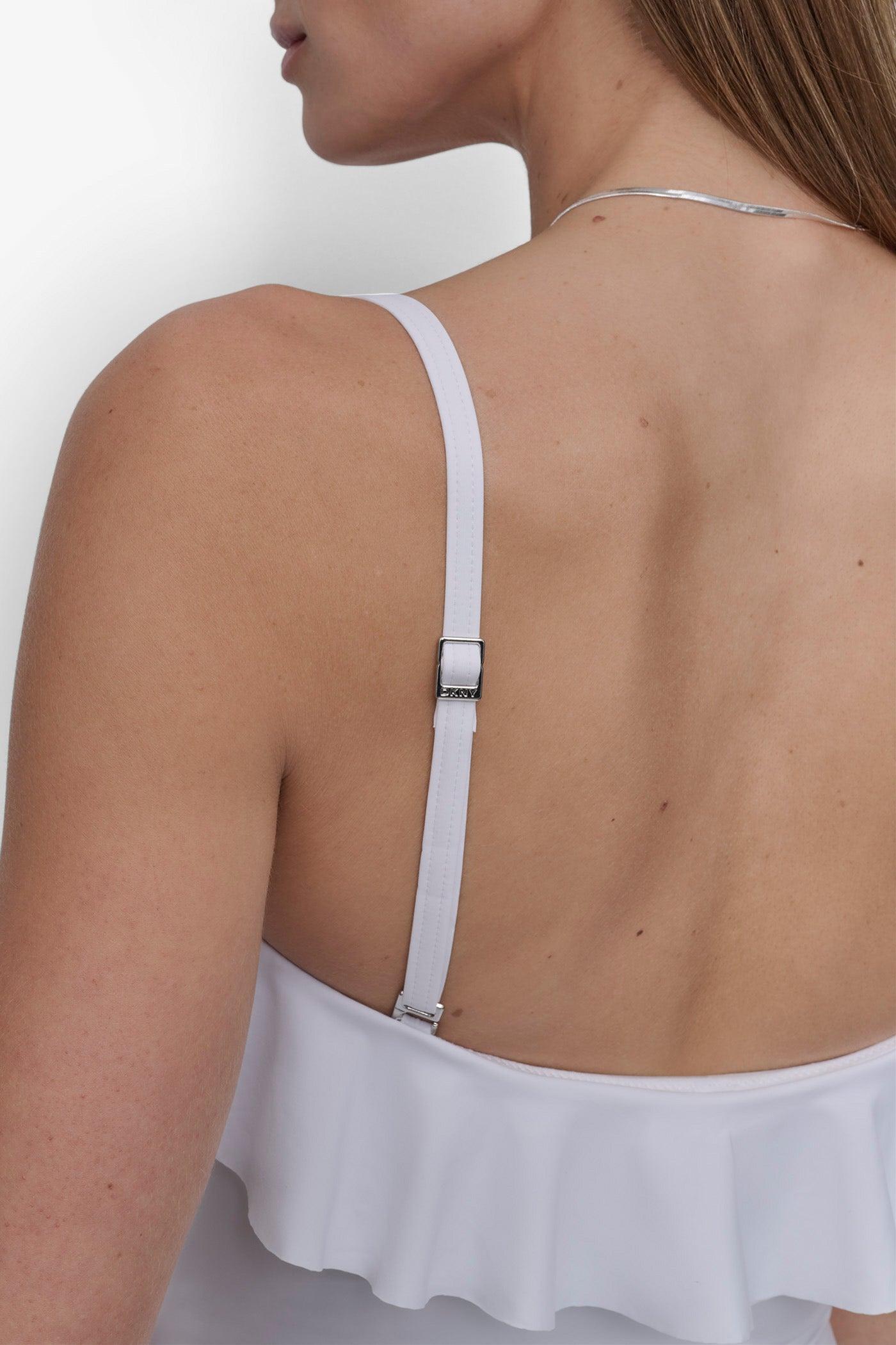 RUFFLED PINUP BANDEAU ONE PIECE Product Image