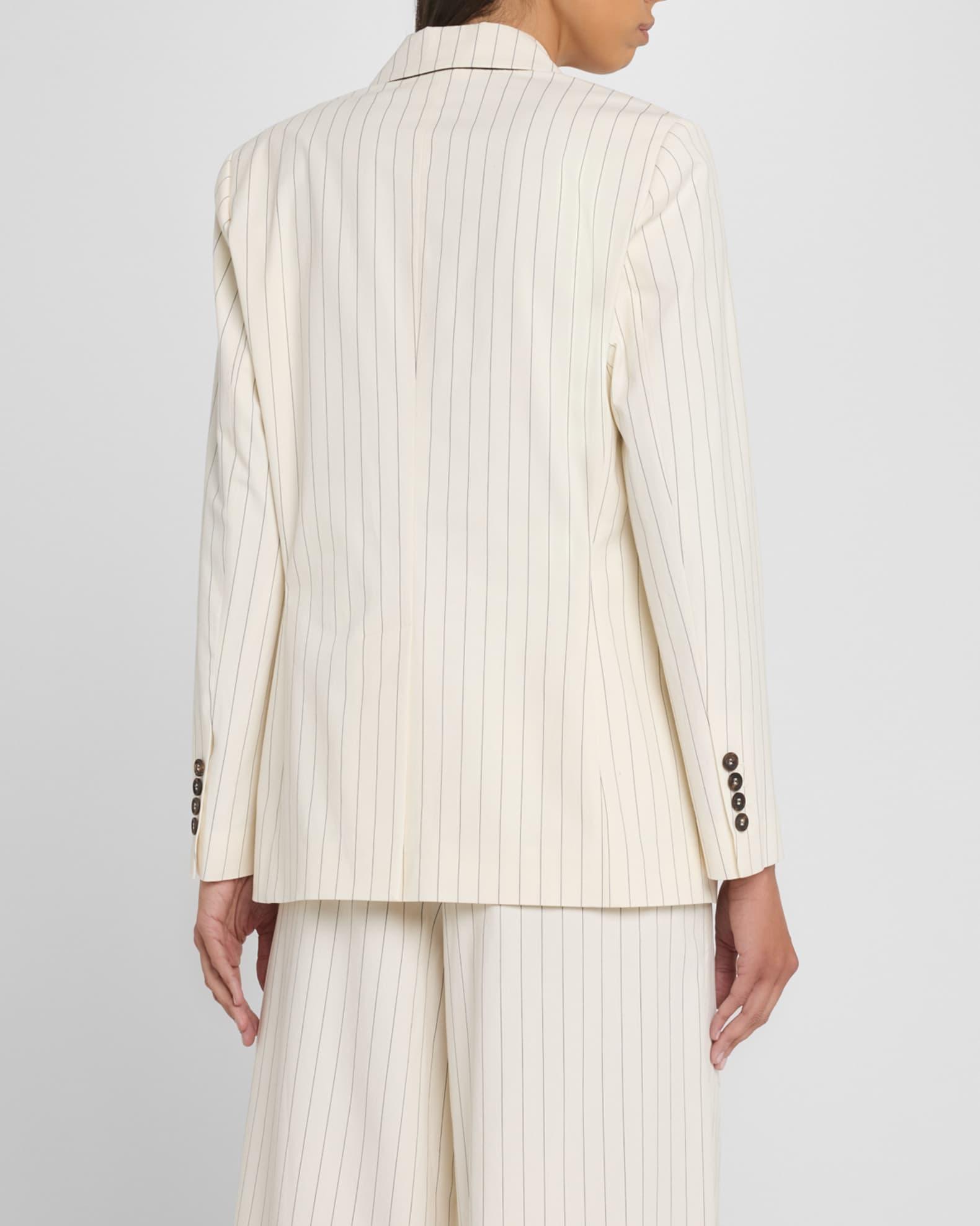 Pinstripe Double-Breasted Jacket Product Image