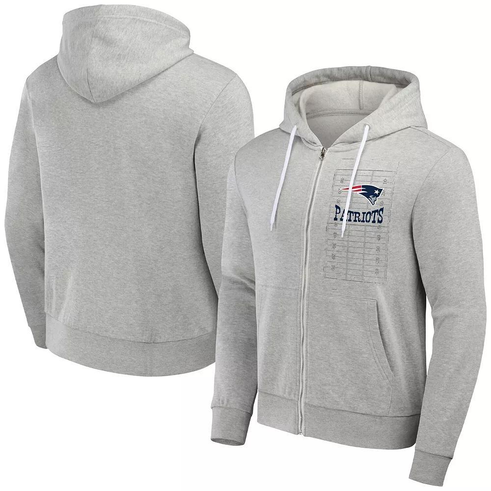 Men's NFL x Darius Rucker Collection by Fanatics Heather Gray Jacksonville Jaguars Domestic Full-Zip Hoodie,  Product Image