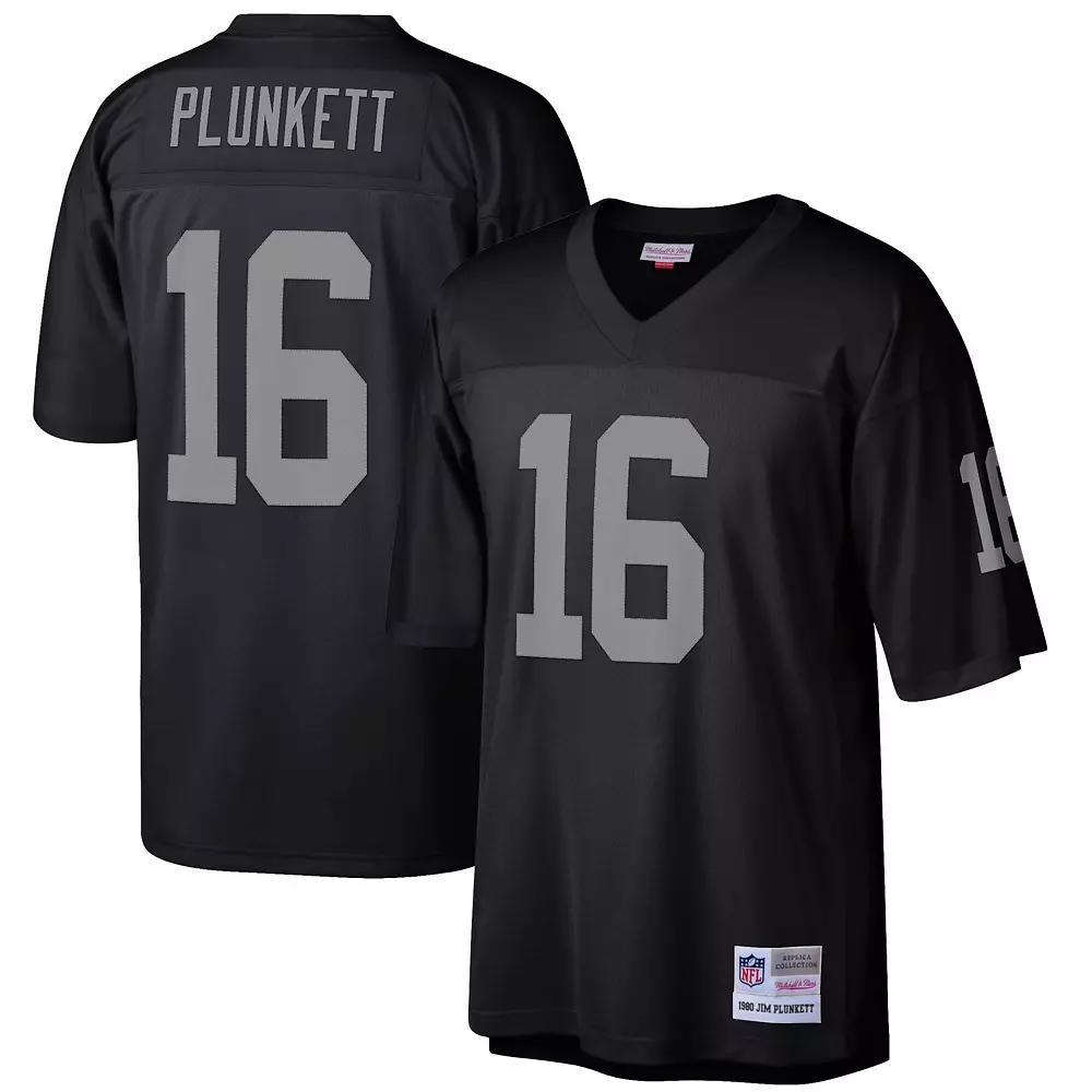 Men's Mitchell & Ness Jim Plunkett Black Las Vegas Raiders Retired Player Legacy Replica Jersey, Size: Small, Lvr Black Product Image