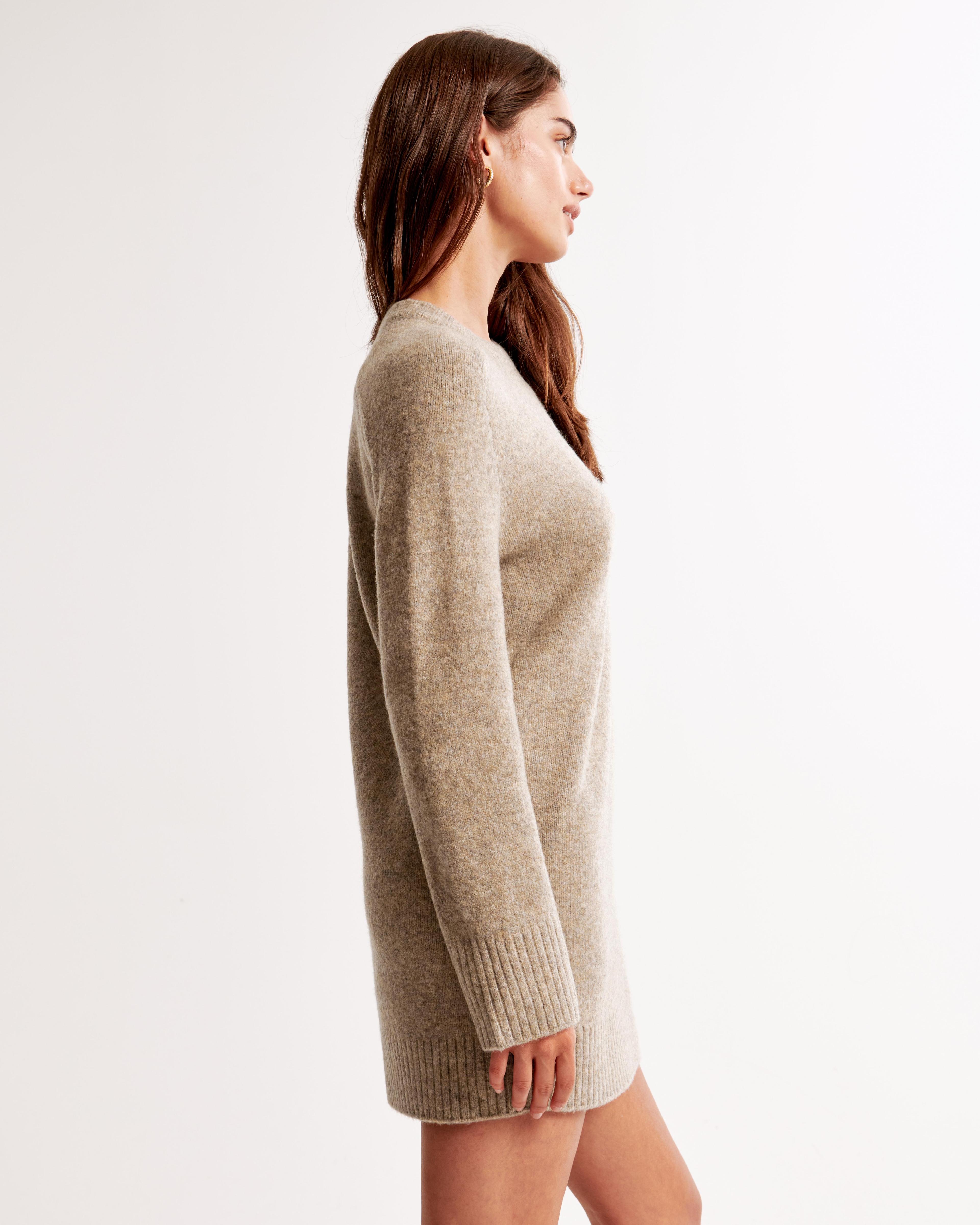 The A&F Madeline Crew Mini Sweater Dress Product Image