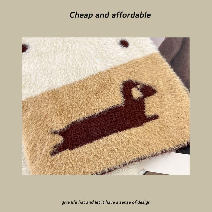 Dog Jacquard Scarf Product Image