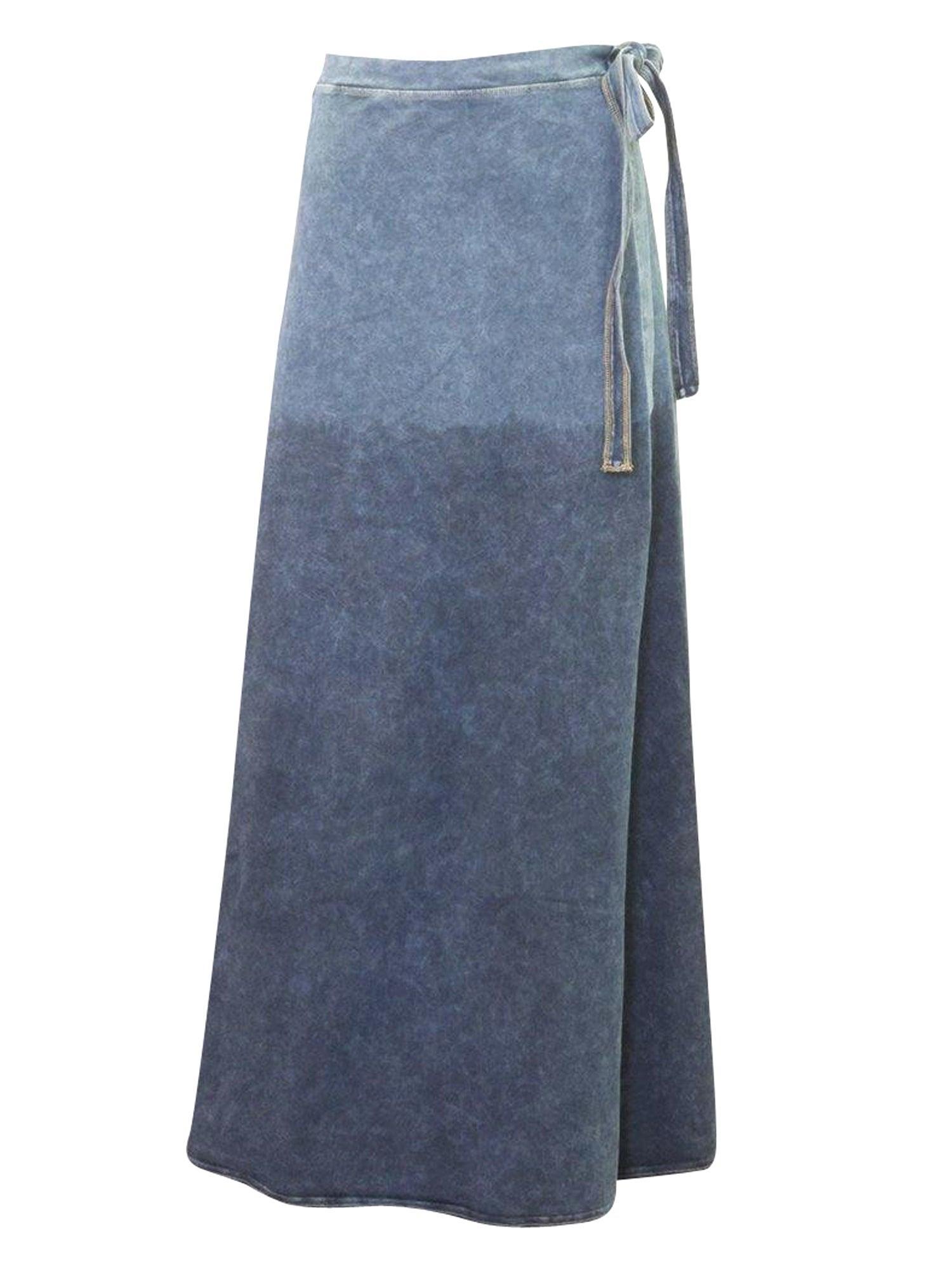 Hard Tail Long Wrap Skirt (W-964) Product Image