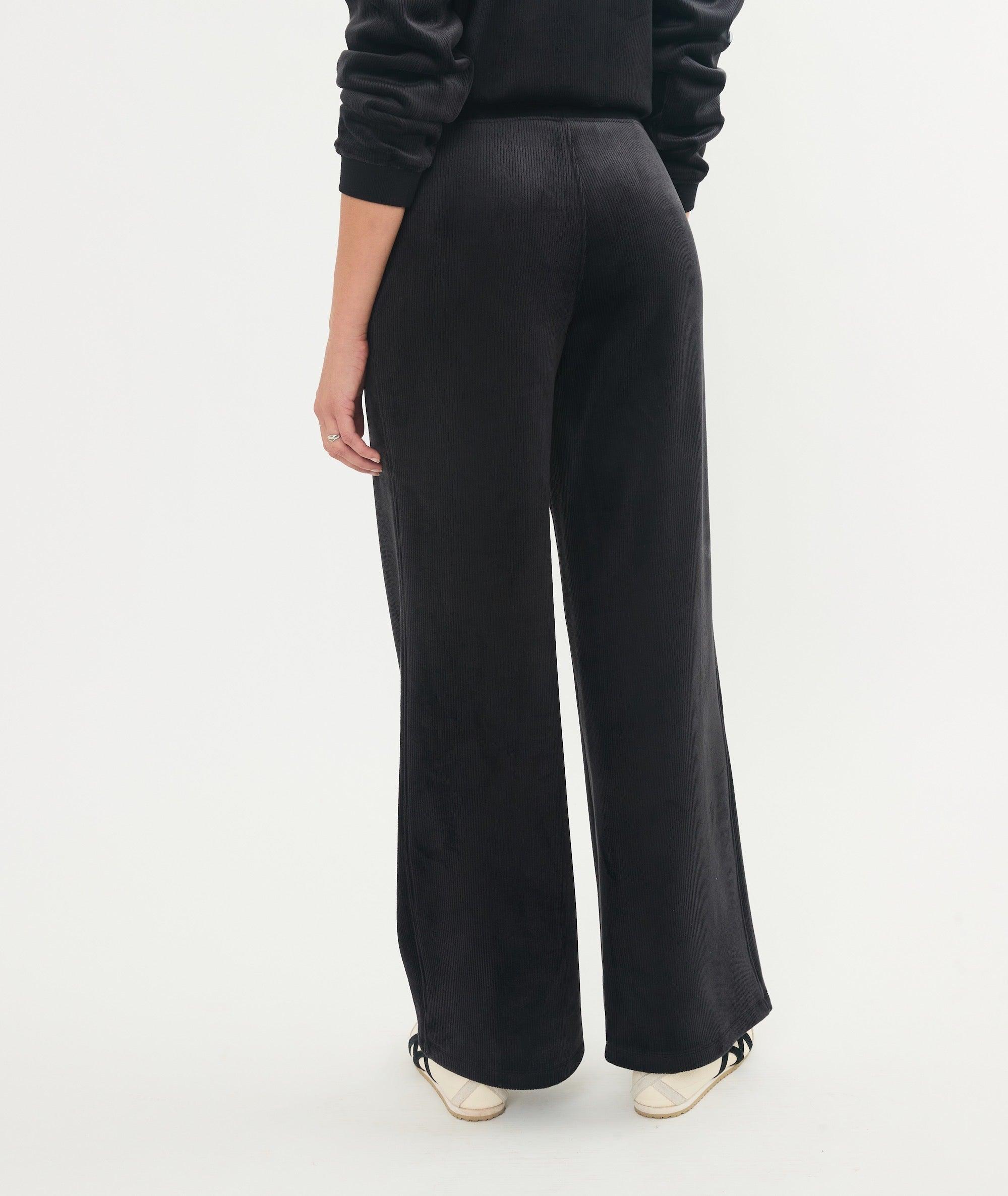 Cord Velour Wide Leg Pant Product Image