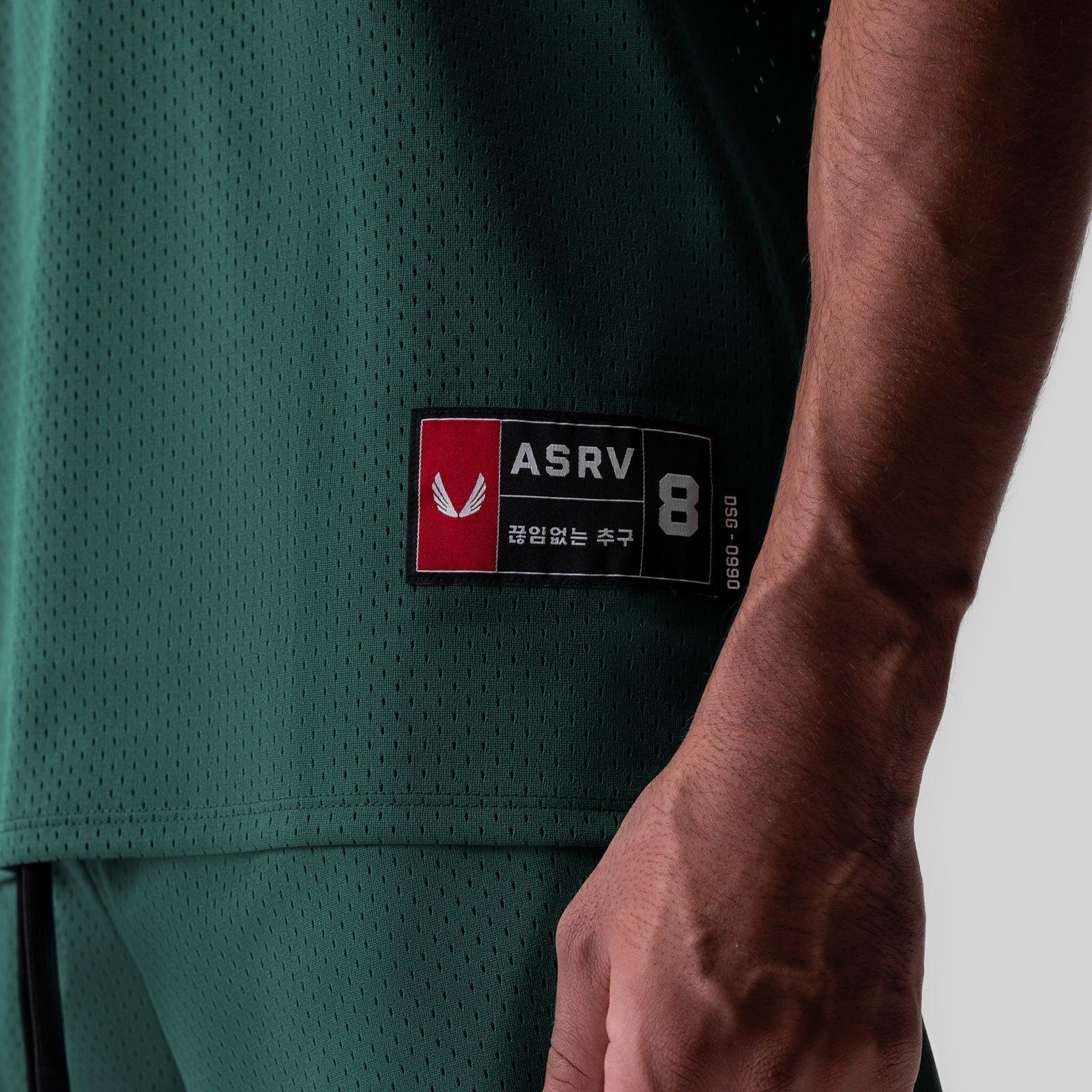 0990. Ion-Mesh Basketball Jersey - Forest Green Product Image