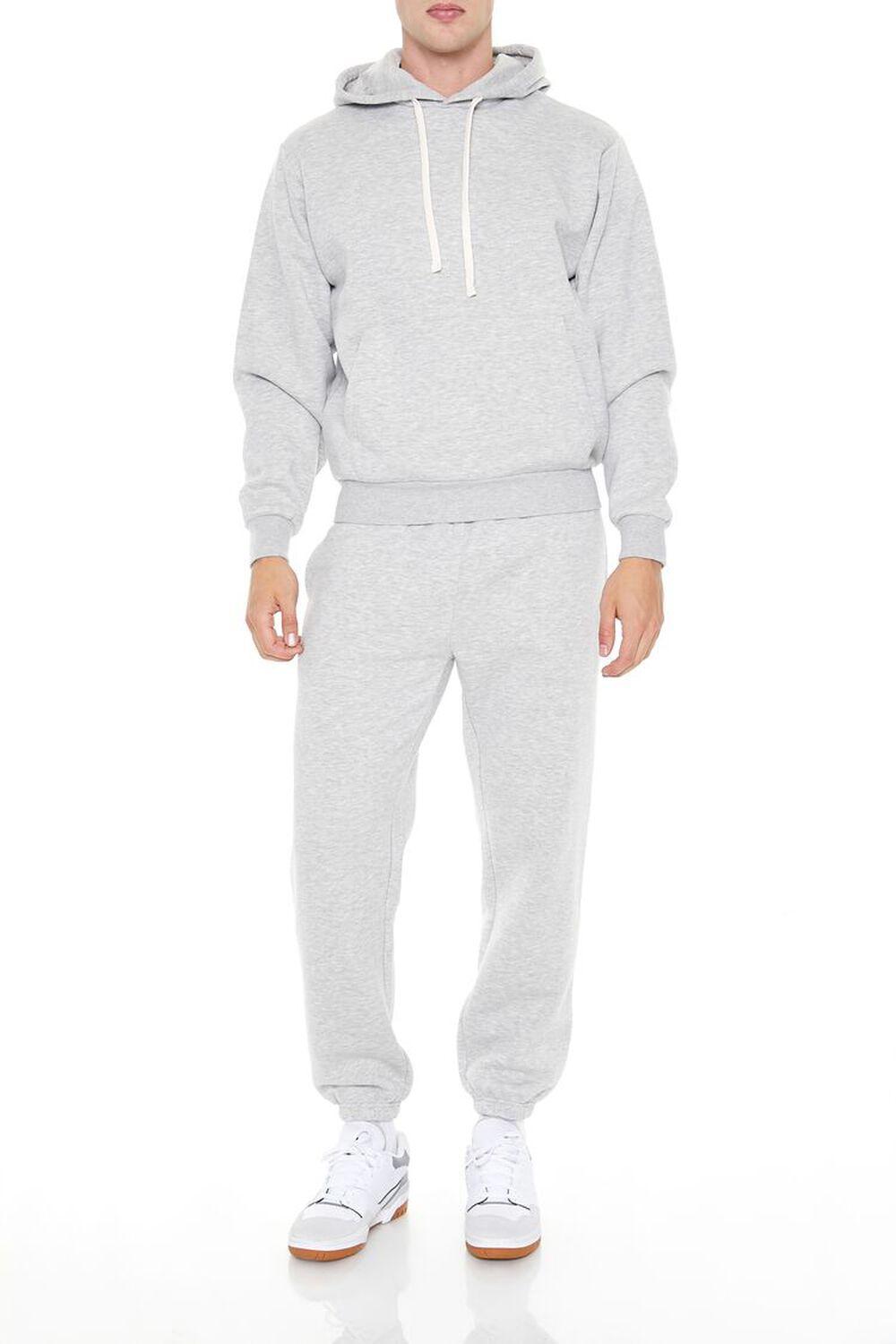 Cotton-Blend Drawstring Hoodie | Forever 21 Product Image