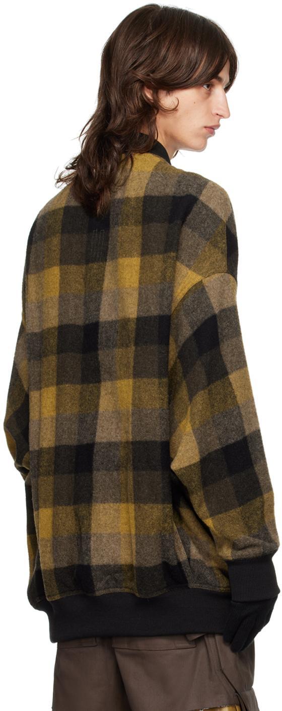 RICK OWENS Check-pattern Jacket In 62p Honey Plaid Product Image