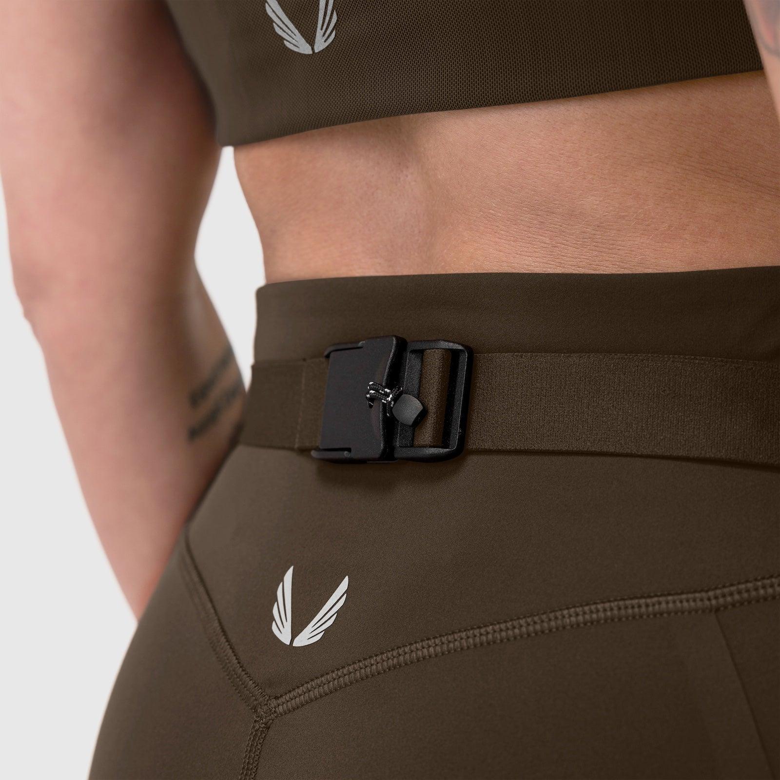 W029. Lycra® 3-in-1 Biker Short - Dark Earth Product Image